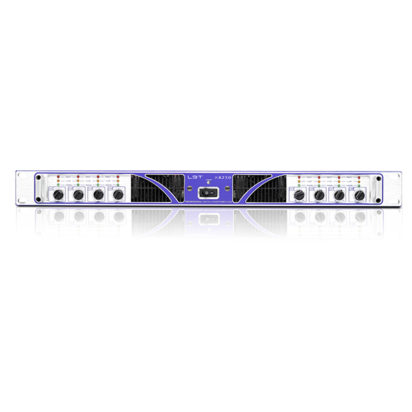 Eight channel digital power amplifier X8250